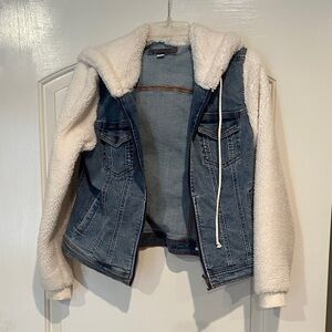 Maurices Blue and Cream Jean Jacket